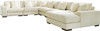 PREZZA Ivory 174" Wide Modular Sectional