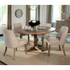 CALLUM 60" Wide Round Dining Table