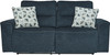 MARKSTON Denim Blue Power Reclining Living Room Set