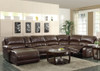 GANNON 163" Wide Reclining Sectional