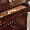 ALLONDRA Cherry 38" Wide Chest with Hidden Drawer