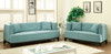 DELORES Blue Living Room Set