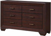 Andrews Brown Dresser & Mirror