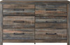 EMEK Brown 59" Wide Dresser