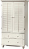 Porto Alegre White Armoire