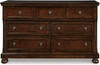 Atlas Dark Brown 65" Wide Dresser