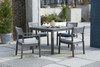 Eden Town - Gray - 5 Pc. - Dining Set