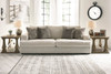 FAIRVIEW Beige 96" Wide Queen Sofa Sleeper