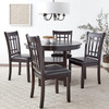KILEEN Dark Brown 19" Wide Dining Chair