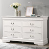 NIMES White 58.3" Wide Dresser