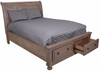 Braylon Grey Platform Storage Bed 6-PC Bedroom Set