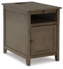 Treytown - Grayish Brown - Chair Side End Table