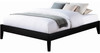 VARSITY Black Platform Bed