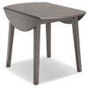 Shullden - 5 Pc. - Drop Leaf Table, 4 Side Chairs - Gray