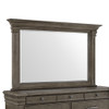 Kings Court - Dresser & Mirror - Gray