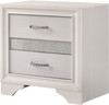 FELIZA White Bedroom Set with Hidden Drawers