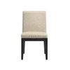 Froja - Side Chair Set of 2) - Beige Fabric & Black