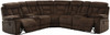 Lancaster Brown Reclining Sectional