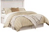 CRESTHILL White Headboard Bed