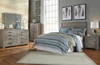 Kuebec Gray Headboard Bedroom Set