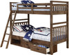 Soliz Twin Bunk Bed with Storage