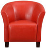 Anda Red Accent Chair