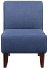 Amie Dark Blue Accent Chair