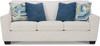 QEZNA Off-White 87" Wide Queen Sofa Sleeper