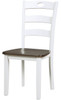 NIRVANA White 18" Wide Dining Chair