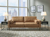 HOLYFIELD Caramel Brown 82" Wide Sofa HOLYFIELD Caramel Brown 82" Wide Sofa