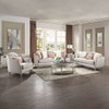 Kasa - End Table - Sintered Stone & Champagne