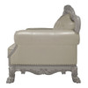 Dresden - Chair With 2 Pillows - Synthetic Leather & Bone White