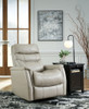 Riptyme - Dove Gray - Swivel Glider Recliner