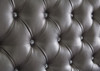 ELEINA Gray Faux Leather Bed