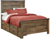 BENNI Twin or Full Platform Storage Bed