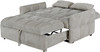 SEYCHELLE Beige 59" Wide Sleeper Sofa