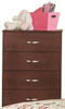 LEONE Brown Bedroom Set