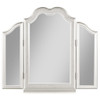 Evangeline - Tri - Fold Vanity Mirror - Silver Oak