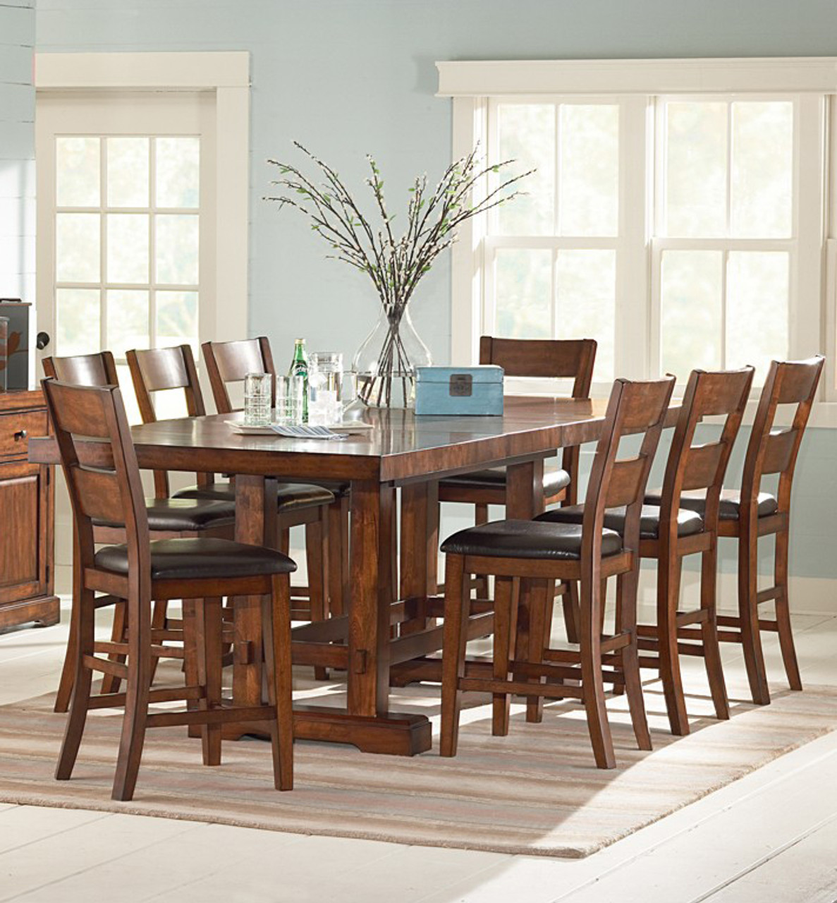 9 piece counter 2025 height table and chairs