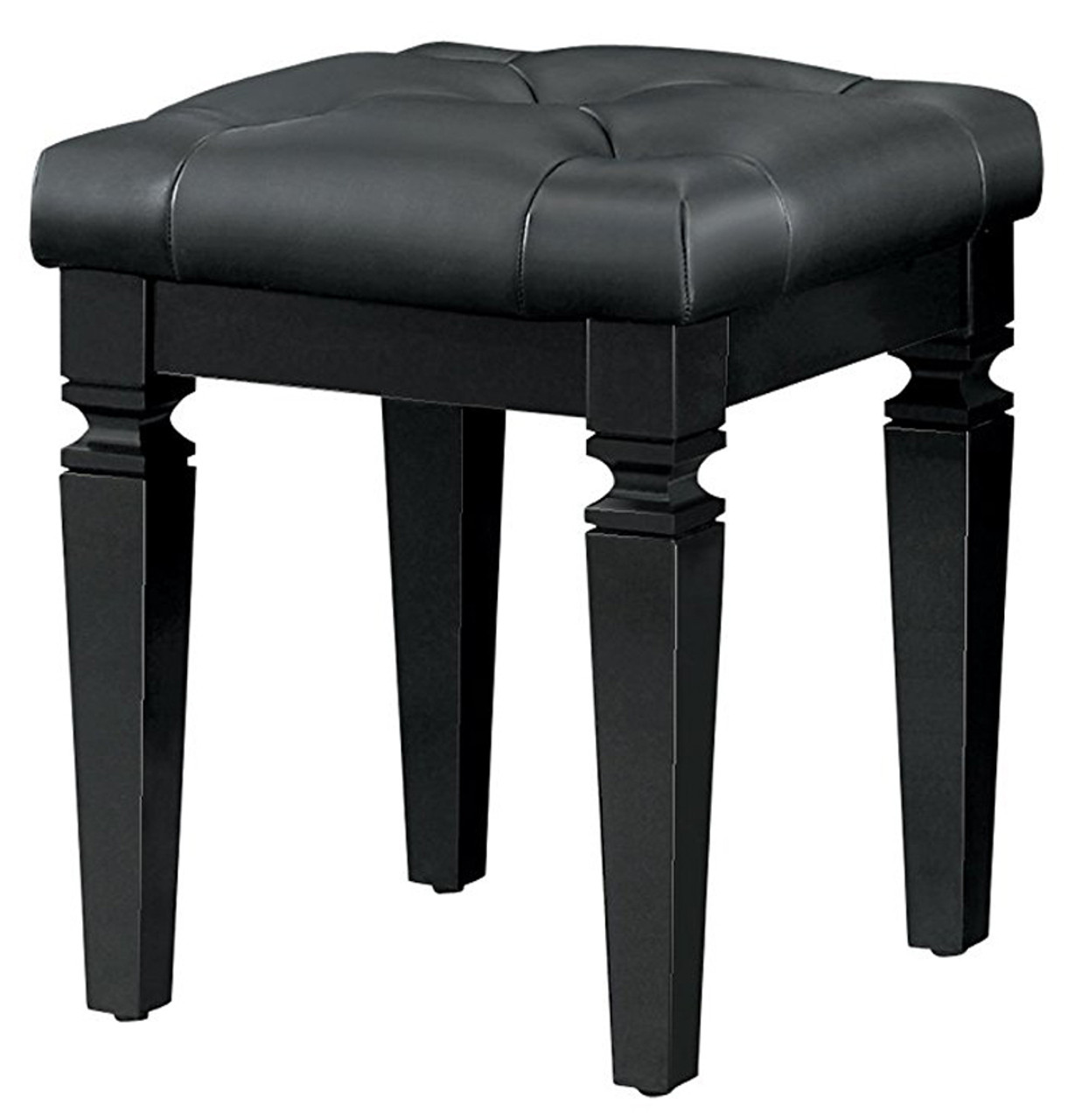 Annie Black Vanity Stool Cb Furniture