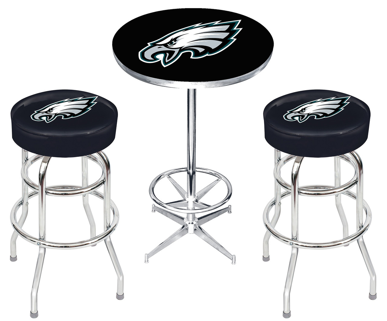 Philadelphia Eagles Heavy Duty 3 Pc Bar Set Cb Furniture