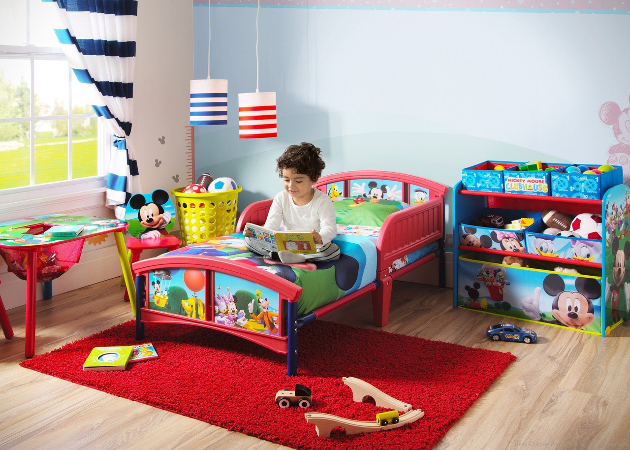 mickey mouse bed for toddlers