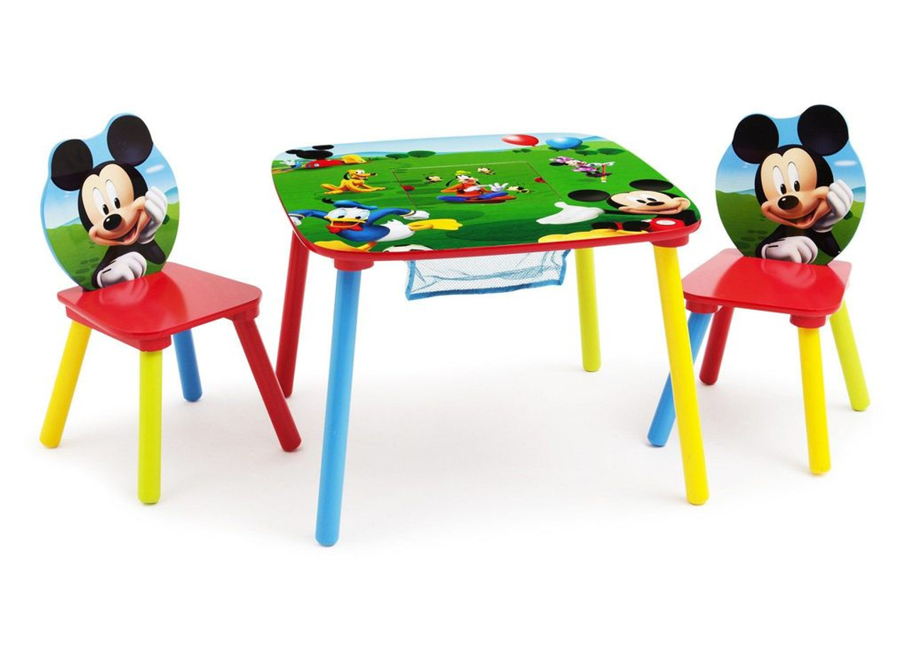 Mickey Mouse Clubhouse Table Chair Set With Storage Cb Furniture