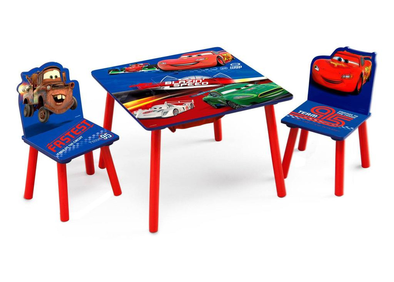 Cars Mator Table & Chair Set with Storage - CB Furniture