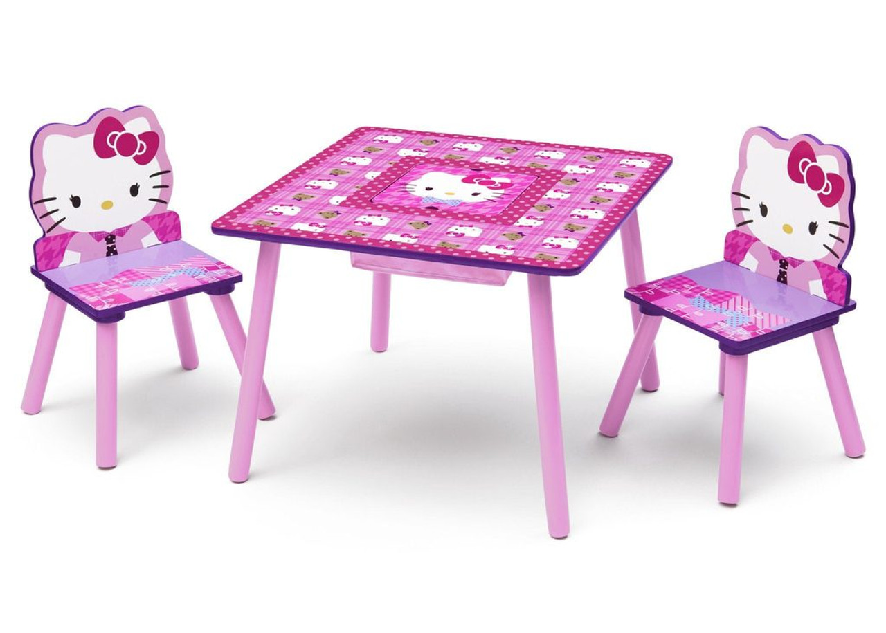 hello kitty study table and chair