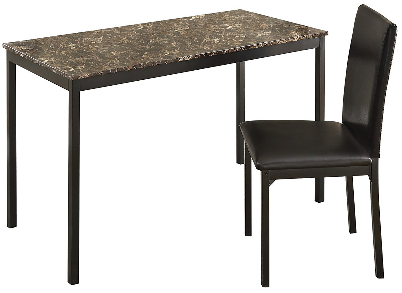 Faux 48 Wide Marble Desk With Desk Chair Cb Furniture