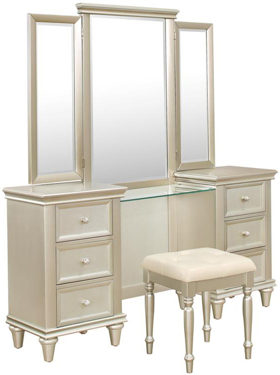 vanity dresser with mirror