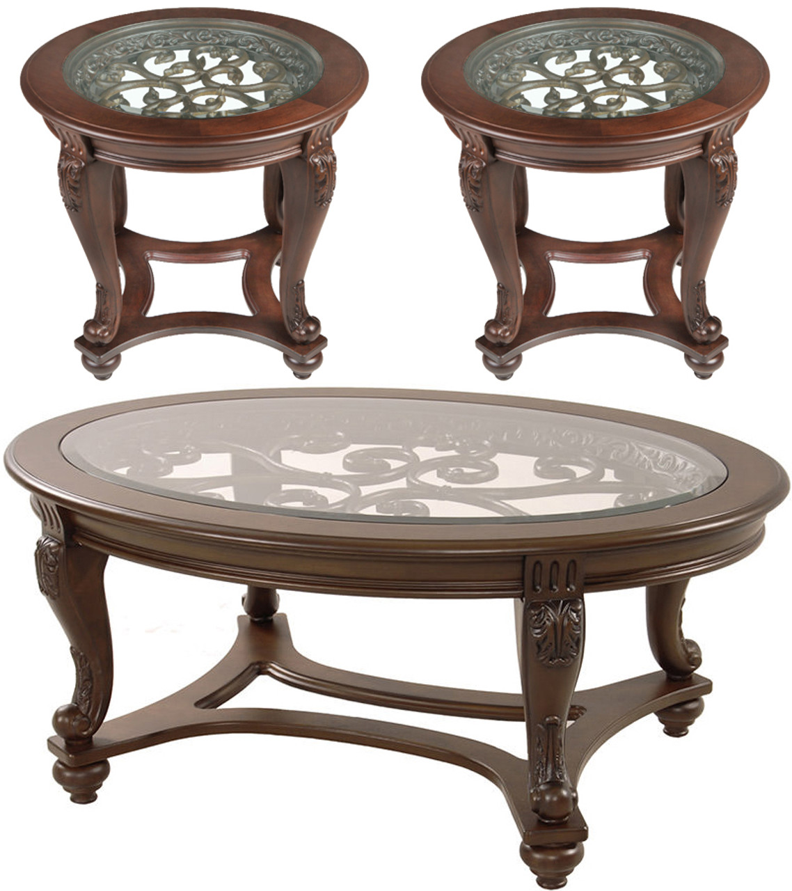 Kelton 3 piece clearance coffee table set