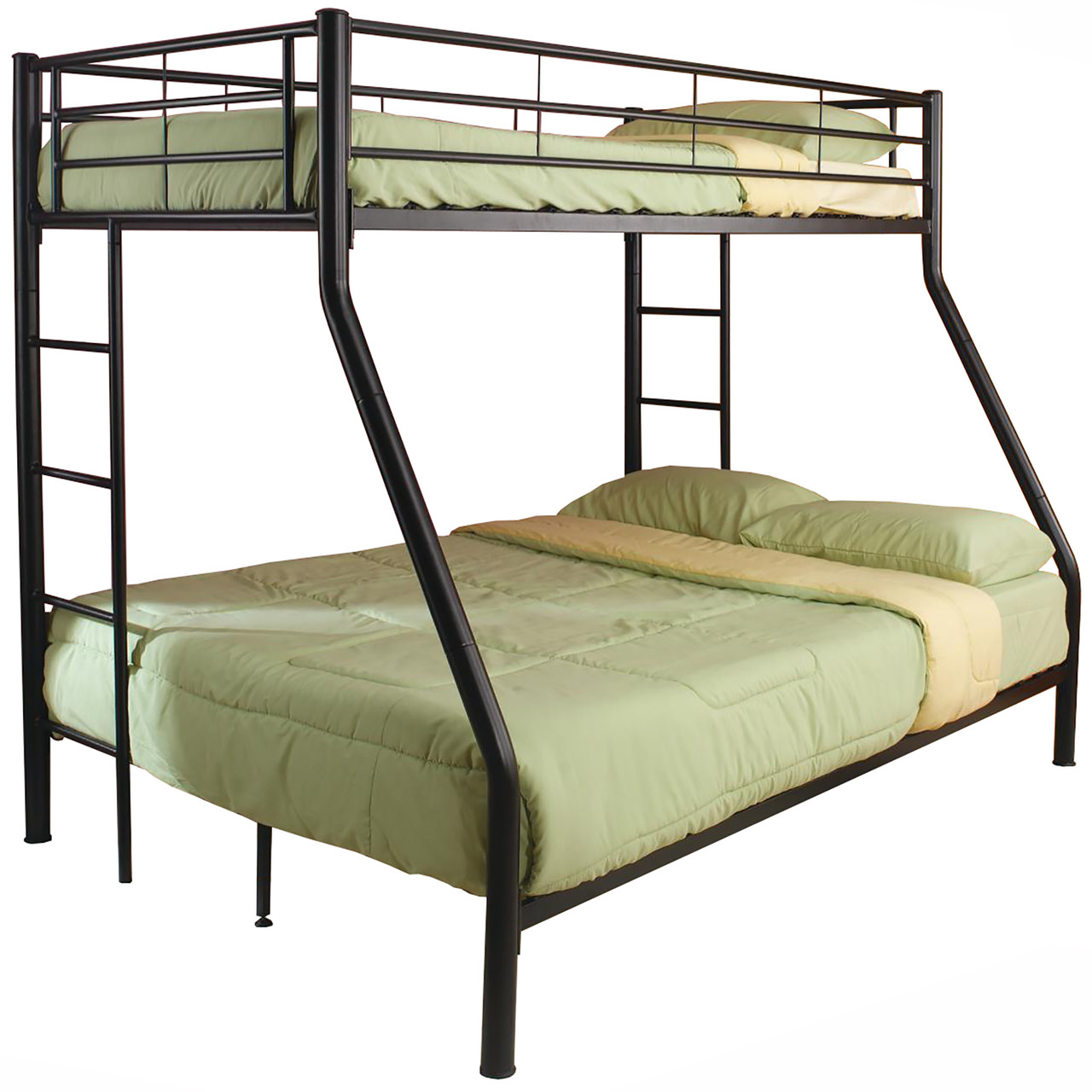 black metal twin over full bunk bed