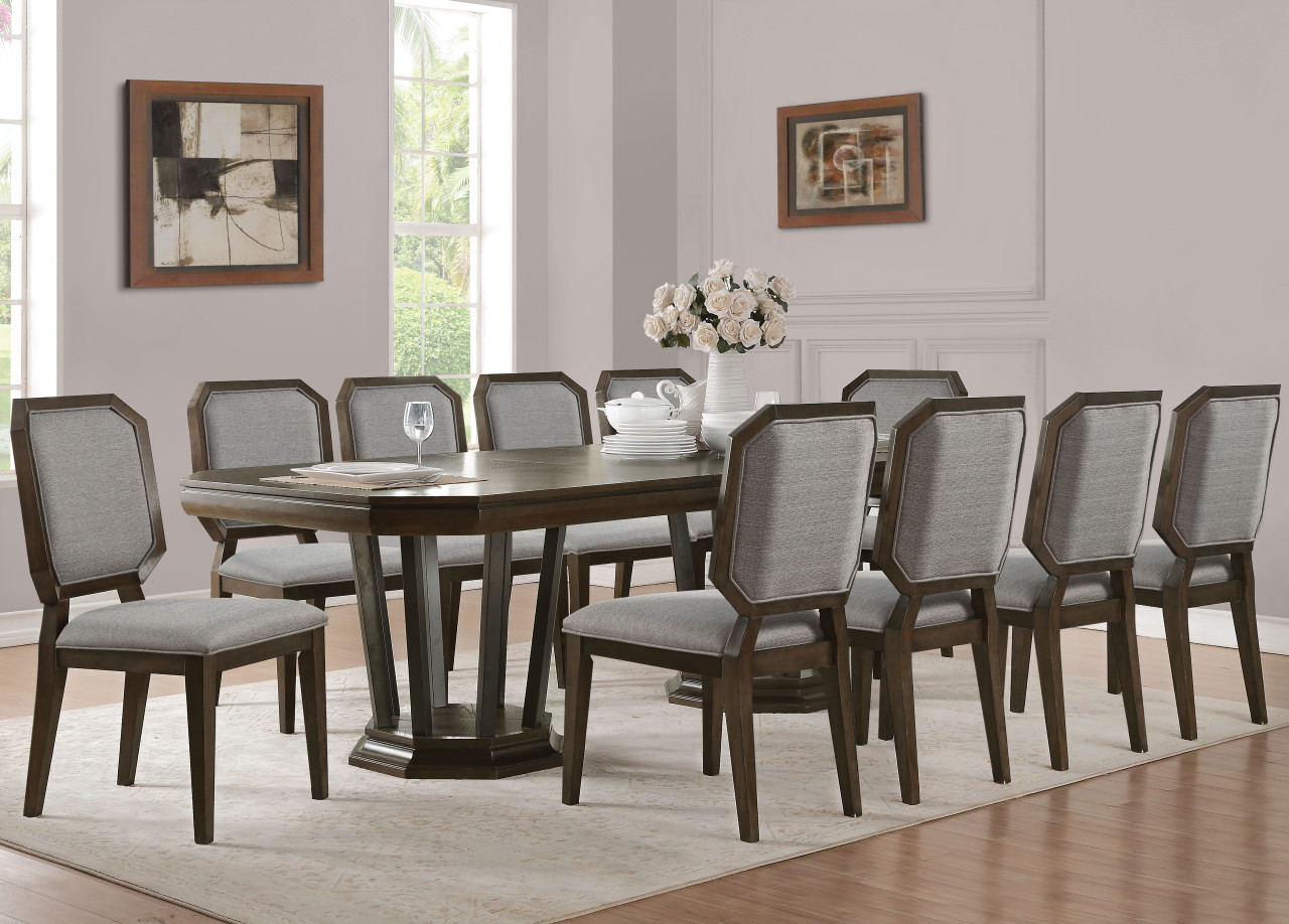 contemporary 11 piece dining room set